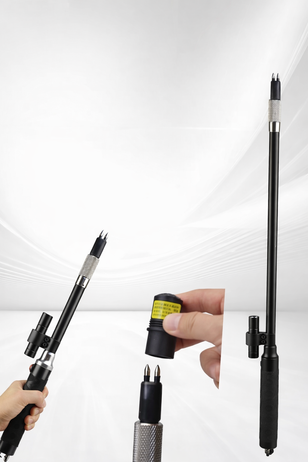 VEYRO™ - Waterproof Electric Livestock Prod Aluminum Handle